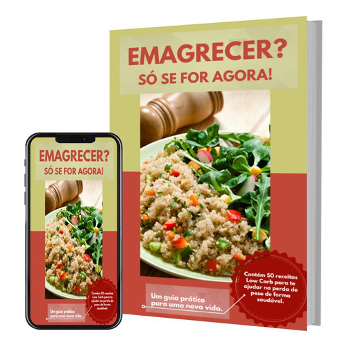 E-book 50 Receitas Low Carb + E-book De Sucos Detox Grátis